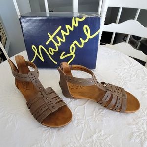 Ankle Strap Leather Sandals